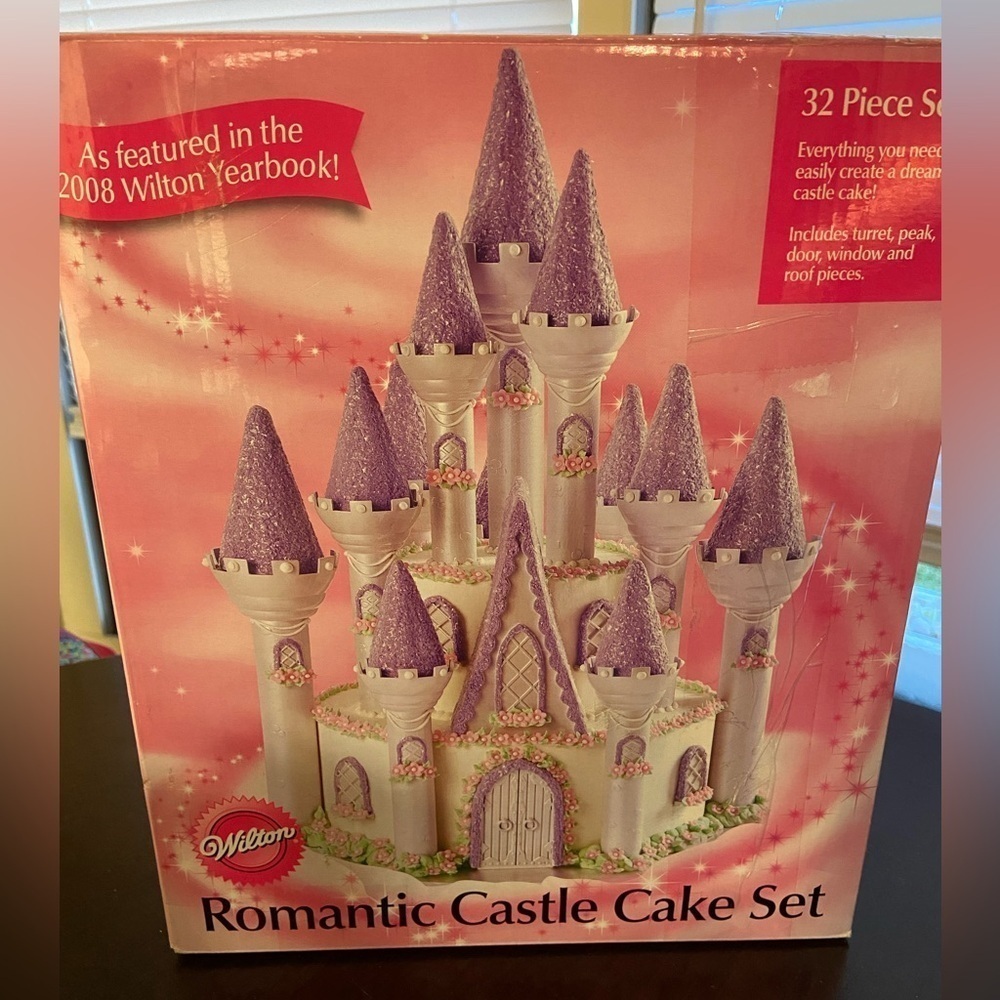 Wilton Romantic Castle Cake Making Set 32 Piece Complete Set PLUS a 2nd Partial